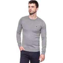 MĘSKI SWETER WRANGLER CREW KNIT MID GREY MEL W85674Q37 112132253. Szare swetry męskie Wrangler, m, bez wzorów, z bawełny, bez kołnierzyka. W wyprzedaży za 69.99 zł.