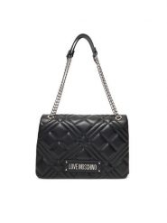 LOVE MOSCHINO Torebka JC4153PP0MLA000B Czarny. Czarne torebki klasyczne damskie Love Moschino, bez wzorów, ze skóry, wizytowe, bez kołnierzyka, bez ramiączek. Za 559.99 zł.