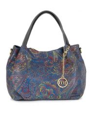 Mia Tomazzi Skórzana torebka "Gonfalone" w kolorze niebieskim - 24 x 21 x 13 cm rozmiar: onesize. Niebieskie torebki klasyczne damskie Mia Tomazzi, bez wzorów, z materiału, bez dodatków. Za 217.99 zł.