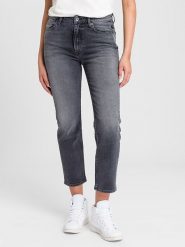 Cross Jeans Dżinsy - Regular fit - w kolorze szarym rozmiar: W30. Szare jeansy damskie Cross Jeans, z podwyższonym stanem. Za 109.78 zł.