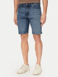 BOSS Szorty jeansowe Re.Maine 50559891 Niebieski Regular Fit. Niebieskie szorty męskie Boss, z bawełny, bez kołnierzyka. Za 449.99 zł.