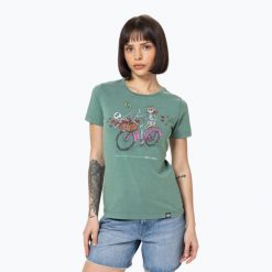 Koszulka damska Pitbull Cruisinandboozin. Zielone t-shirty damskie PITBULL, m, bez wzorów, z bawełny, bez kołnierzyka. Za 79.99 zł.