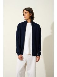 AUTHENTIC CASHMERE Kaszmirowy kardigan "Albaron" w kolorze granatowym rozmiar: M. Niebieskie kardigany męskie AUTHENTIC CASHMERE, m, bez wzorów, z kaszmiru, bez kołnierzyka. Za 317.73 zł.