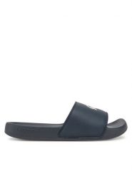 Lacoste Klapki Serve Sliders 7-49CMA0041 Granatowy. Niebieskie klapki i japonki męskie Lacoste, ze skóry. Za 119.99 zł.