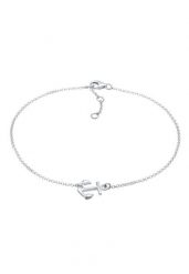Elli Damska bransoletka na kostkę kotwica Maritim w srebrze 925 Sterling Silver Biżuteria dla stóp 1 ct Damski. Szara bransoletki damskie Elli, srebrne. Za 163.99 zł.