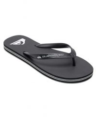 Japonki plażowe męskie Quiksilver Molokai Core. Czarne klapki i japonki męskie Quiksilver, z gumy. Za 84.99 zł.