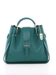 Lucca Baldi Skórzana torebka "Vinci" w kolorze morskim - 33 x 28 x 13 cm rozmiar: onesize. Niebieskie torebki klasyczne damskie Lucca Baldi, bez wzorów, z materiału, bez dodatków. Za 347.99 zł.