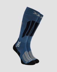 Skarpety unisex X-Socks Ski Touring Expert Otc Neo Navy A149. Niebieskie skarpetki damskie X-Socks, bez wzorów, z materiału. Za 189.99 zł.
