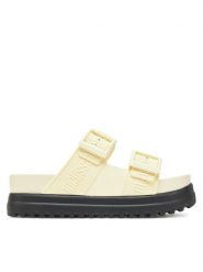 Melissa Klapki Melissa Cozy M Lover Platform Ad M 35977 Beżowy. Brązowe klapki damskie Melissa, bez wzorów, z tworzywa sztucznego, bez obcasa. Za 339.99 zł.