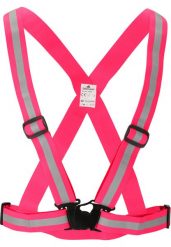 Odblaskowy pasek Endurance Salzmann. Białe paski męskie Endurance, bez wzorów, z materiału, eleganckie. Za 147.50 zł.