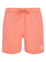 Reebok Szorty kąpielowe "Yale" w kolorze koralowym rozmiar: L. Czerwone szorty sportowe męskie Reebok, l, z materiału, outdoorowe. Za 52.67 zł.