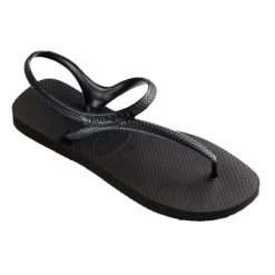 Klapki Havaianas Model Flash Urban Kolor Czarny. Czarne klapki i japonki męskie Havaianas, z gumy. Za 82.99 zł.