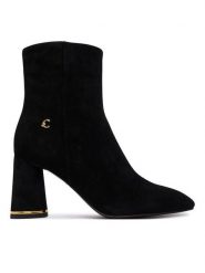 Coccinelle Botki C-everday Sue E4 U1N 11 02 01 Czarny. Czarne botki damskie Coccinelle, bez obcasa, na słupku, bez zapięcia. Za 1,299.00 zł.