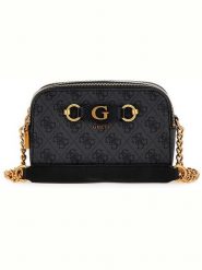 Guess Torebka w kolorze czarnym - 20 x 13 x 8 cm rozmiar: onesize. Czarne torebki klasyczne damskie Guess, z aplikacjami, z materiału, bez dodatków. Za 373.30 zł.