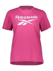 Reebok Koszulka w kolorze różowym rozmiar: S. Różowe bluzki damskie Reebok, s, bez wzorów, bez kołnierzyka, bez ramiączek. Za 57.06 zł.