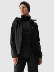 4F Kurtka skiturowa Primaloft Active damska - czarna L. Czarne kurtki damskie 4f, l, z aplikacjami, z dzianiny, bez kaptura. Za 499.99 zł.