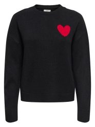 JDY Sweter w kolorze czarnym rozmiar: L. Czarne swetry klasyczne damskie JDY, l, bez kołnierzyka. Za 100.52 zł.