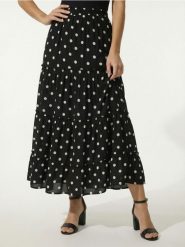 Sukienka midi z efektem stopniowania - wielobarwny. Sukienki damskie Sinsay, l, bez wzorów, bez kołnierzyka, bez ramiączek, midi. Za 39.99 zł.