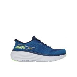Buty sportowe do biegania męskie Skechers Max Cushioning SLIP-INS. Niebieskie obuwie do biegania damskie Skechers. Za 369.00 zł.