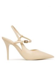 Aldo Szpilki Vivenne 14295979 Kremowy. Białe szpilki Aldo, bez wzorów, ze skóry, bez obcasa. Za 359.99 zł.