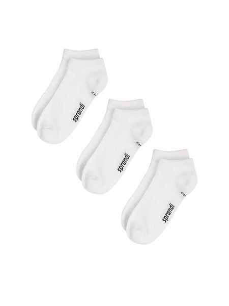 Sprandi Skarpety krótkie 0MB-003-AW23 (3-pack) Biały. Białe skarpetki damskie Sprandi, bez wzorów, z bawełny. Za 39.99 zł.