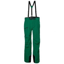 Spodnie Helly Hansen verglas bc. Zielone spodnie materiałowe męskie Helly Hansen, bez wzorów, z elastanu, biznesowe. Za 1,046.00 zł.