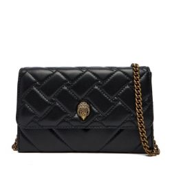 Torebka Kurt Geiger. Czarne torebki klasyczne damskie Kurt Geiger, bez wzorów, bez dodatków. Za 659.99 zł.