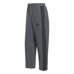 Spodnie dresowe adidas 3 Stripes. Szare spodnie sportowe męskie Adidas, z dresówki. Za 241.50 zł.