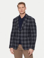 JOOP! Marynarka 17 JB-47Hoverest 30045029 Granatowy Slim Fit. Niebieskie marynarki męskie Joop!, bez wzorów, z bawełny. Za 1,029.00 zł.
