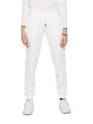 Luźne spodnie zimowe damskie z warkoczem z przodu. Białe spodnie sportowe damskie LEONE 1947 APPAREL, m, na fitness i siłownię. Za 328.38 zł.