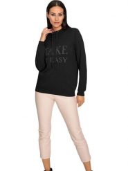 Heine Sweter w kolorze czarnym rozmiar: 50. Czarne golfy damskie Heine, z bawełny, bez kołnierzyka. Za 61.02 zł.