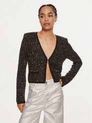 Liu Jo Kardigan WF4022 Czarny Regular Fit. Czarne kardigany damskie Liu Jo, m, bez wzorów, z syntetyku. Za 609.99 zł.