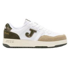 Buty Sportowe Joma C.attica Men 2523 biało-beżowe białe. Białe buty sportowe na co dzień męskie ze skóry, bez zapięcia. Za 350.80 zł.