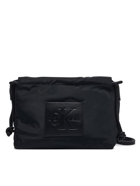 Calvin Klein Torebka LV04F3871G Czarny. Czarne listonoszki damskie CALVIN KLEIN, bez wzorów, z materiału, bez dodatków. Za 329.99 zł.