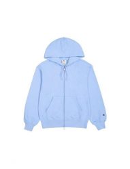 Bluza damska Champion Full Zip Hoodie Sweatshirt 117787. Fioletowe bluzy z kapturem damskie CHAMPION, xl, z bawełny. Za 216.99 zł.