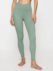 Triumph Legginsy sportowe w kolorze zielonym rozmiar: L. Zielone legginsy damskie Triumph, l, bez wzorów, z materiału. Za 127.05 zł.