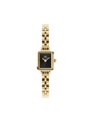 Daniel Wellington Zegarek Quadro DW00100851 Złoty. Żółte, analogowe zegarki damskie Daniel Wellington, złote. Za 909.99 zł.