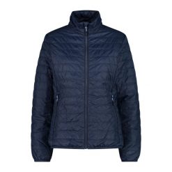 Damska kurtka puchowa CMP. Niebieskie kurtki narciarskie i snowboardowe damskie CMP, bez wzorów, z puchu, bez kaptura, narciarskie. Za 380.50 zł.