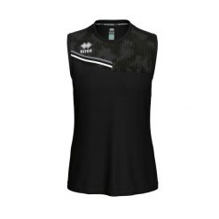 Errea Eloy Ad Koszulka Bez Rękawów Damskie. Czarne bluzki sportowe damskie ERREA, l, bez wzorów, z materiału, bez ramiączek. Za 186.00 zł.