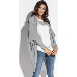 Luźny sweter oversize fb555. Szare kardigany damskie Fobya, m, bez wzorów. Za 129.00 zł.