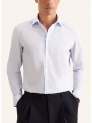 Seidensticker Koszula w kolorze błękitnym rozmiar: 45. Niebieskie koszule męskie Seidensticker, bez wzorów, z bawełny, bez kołnierzyka, bez ramiączek. Za 114.44 zł.