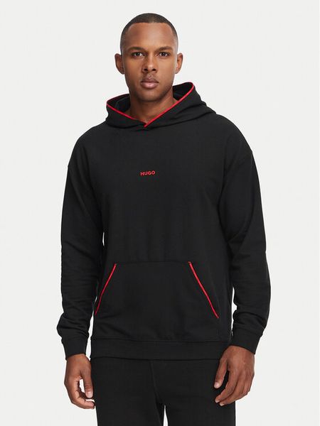 HUGO Bluza Noah 50566164 Czarny Regular Fit. Czarne bluzy bez kaptura męskie Hugo, m, z bawełny. Za 429.99 zł.