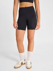 Szorty damskie Hummel Hiit Intensity. Czarne szorty damskie HUMMEL, bez wzorów, z materiału, klasyczne, z standardowym stanem. Za 286.00 zł.