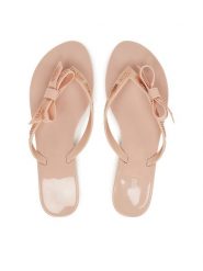 Melissa Japonki Melissa Harmonic M Lover Ad 35797 Różowy. Czerwone klapki damskie Melissa, bez wzorów, z tworzywa sztucznego, bez obcasa. Za 219.99 zł.
