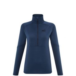 Bluza turystyczna damska Fitzroy LF Po W. Brązowe bluzy bez kaptura damskie Millet, s, z polaru. Za 190.19 zł.