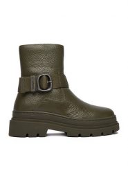 G-Star Raw Botki CEO-WI45-VR-3400-03 Khaki. Brązowe botki damskie G-Star Raw, ze skóry, retro, bez obcasa, na płaskiej podeszwie, bez zapięcia. Za 429.99 zł.