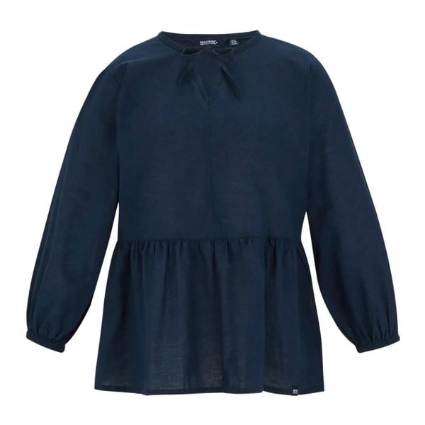 Bluzka damska Regatta Primden. Niebieskie bluzki damskie Regatta, bez wzorów, z materiału, sportowe, bez kołnierzyka, bez ramiączek. Za 232.00 zł.