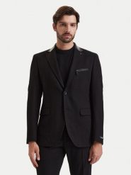 KARL LAGERFELD Marynarka 155245 564010 Czarny Slim Fit. Czarne marynarki męskie Karl Lagerfeld, bez wzorów, z syntetyku. Za 1,769.00 zł.