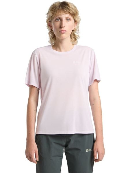 Jack Wolfskin Koszulka funkcyjna "Vonnan" w kolorze jasnoróżowym rozmiar: M. Różowe bluzki sportowe damskie Jack Wolfskin, m, bez wzorów, z materiału, bez ramiączek. Za 130.81 zł.