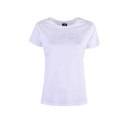 T-shirt fitness damski. Białe t-shirty damskie North Sails, s, bez wzorów, z bawełny, bez kołnierzyka. Za 124.00 zł.